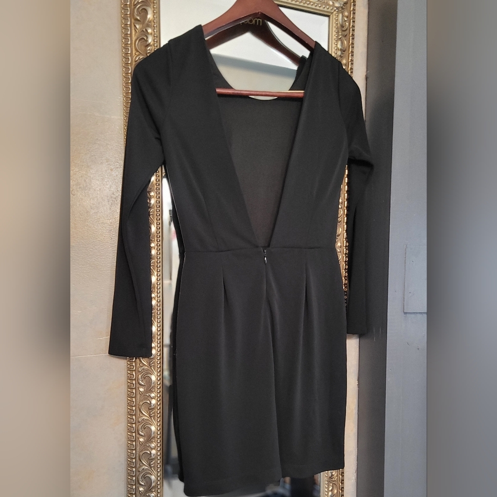 Cute little black dress with drop back